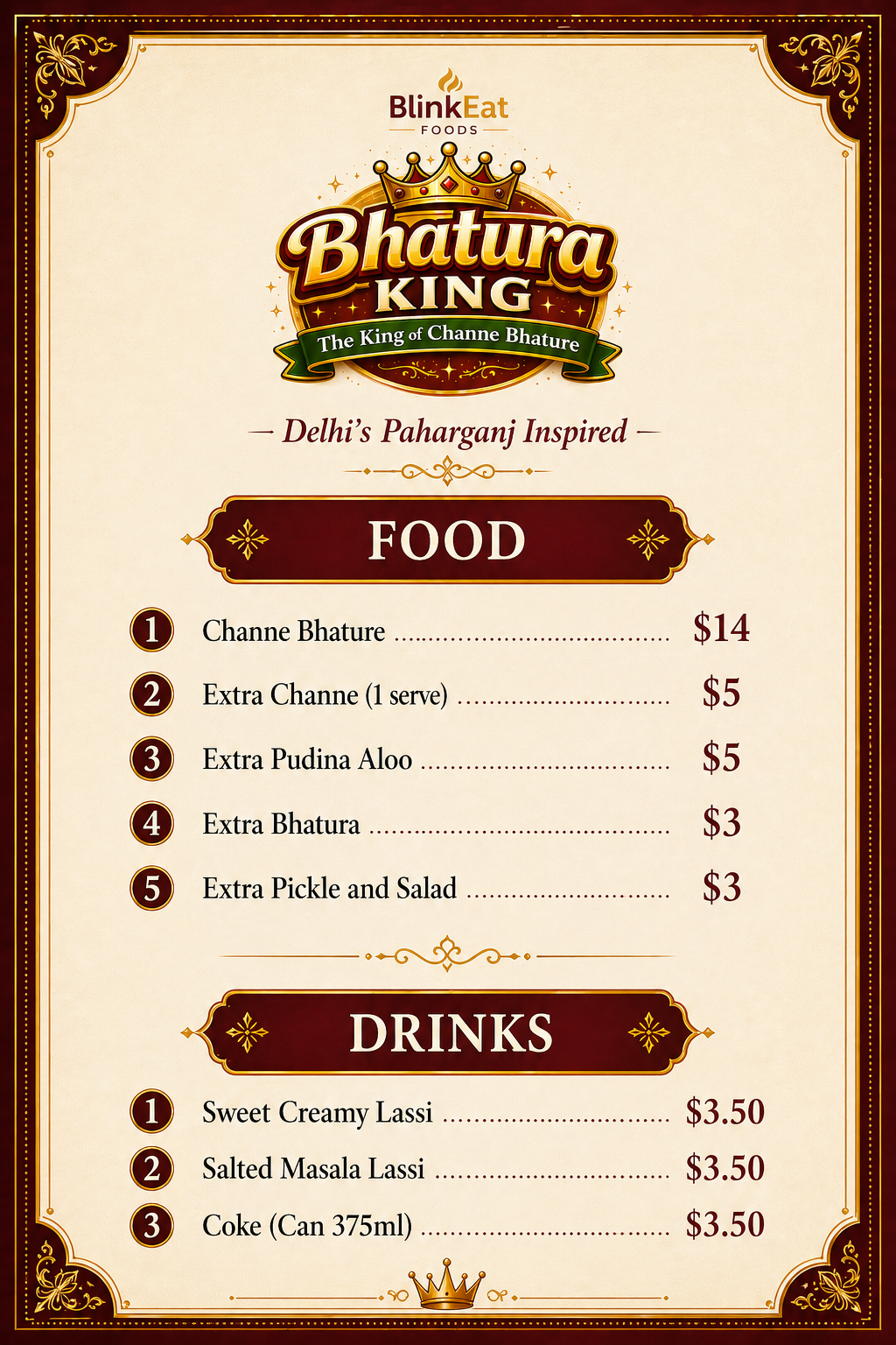 Food Menu
